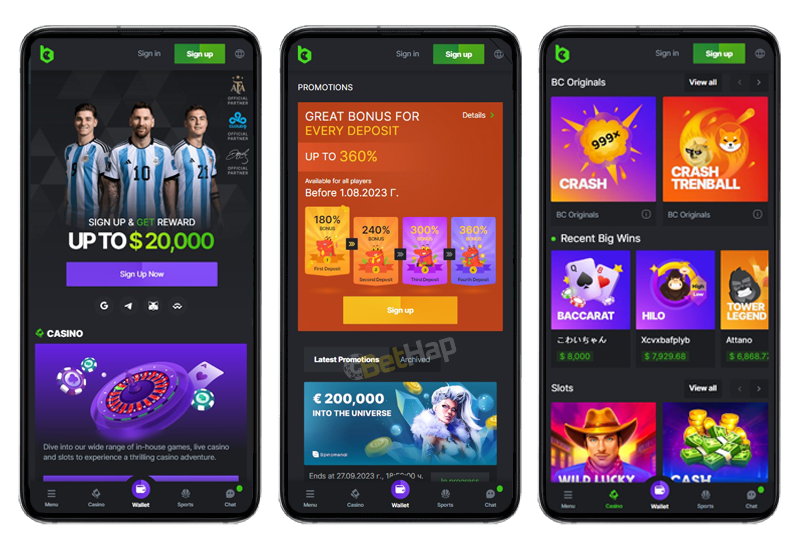 استمتع بتجربة اللعب الفريدة مع BC.Game